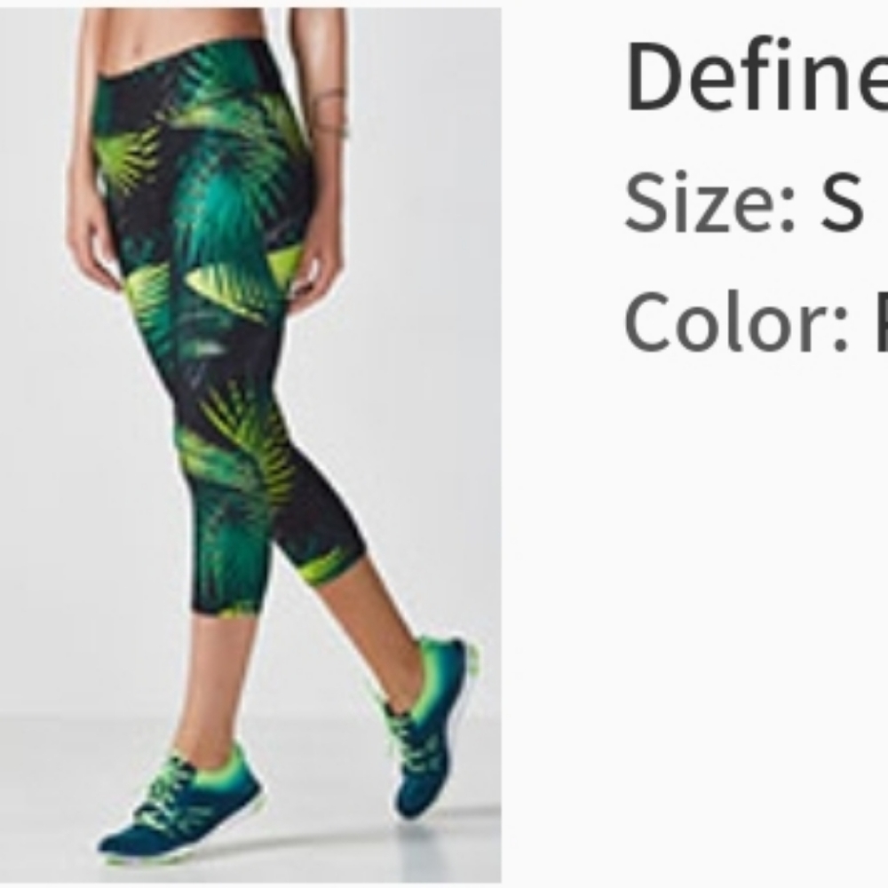 Fabletics Define Mod-Rise Capri Legging - Picture 2 of 2